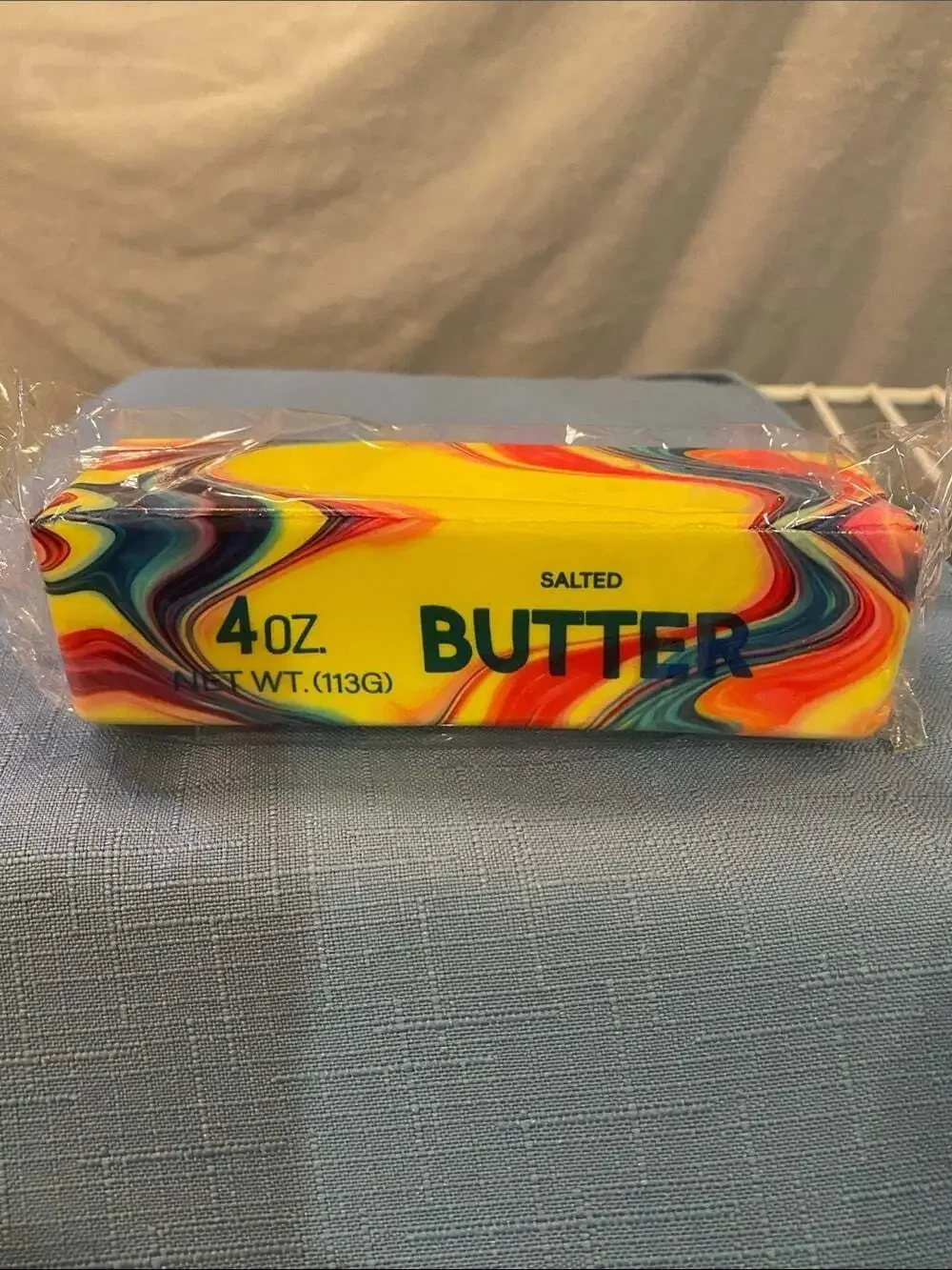 Salted Butter Stick Stress Toy - Swirl Color Design